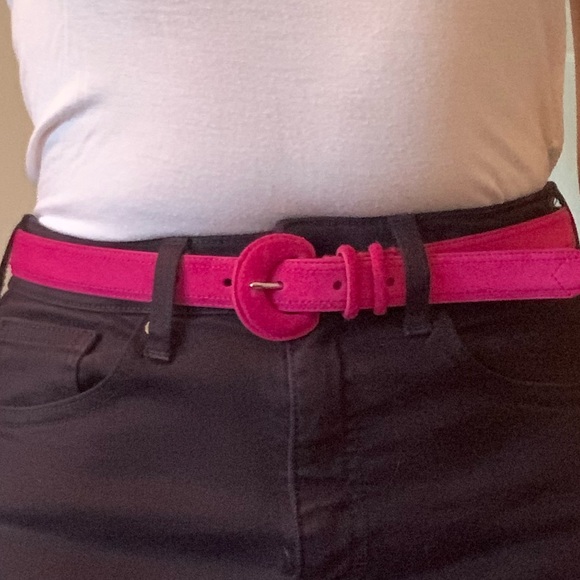 Ralph Lauren Leather Pink belt - Picture 1 of 3